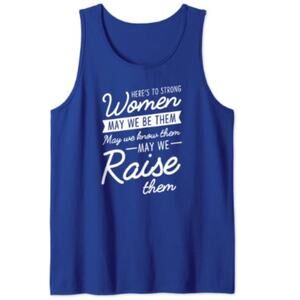 Here's To Strong Women Purple Tank Top‎ NWOT Size S